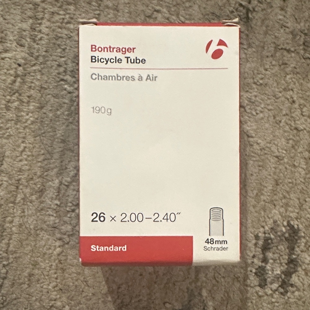 Bontrager Bicycle Tube - Red